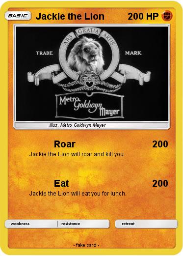 Pokemon Jackie the Lion