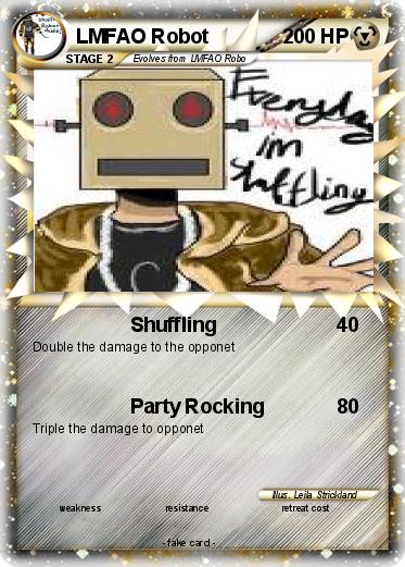 Pokemon LMFAO Robot