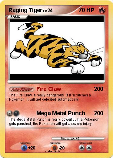 Pokemon Raging Tiger