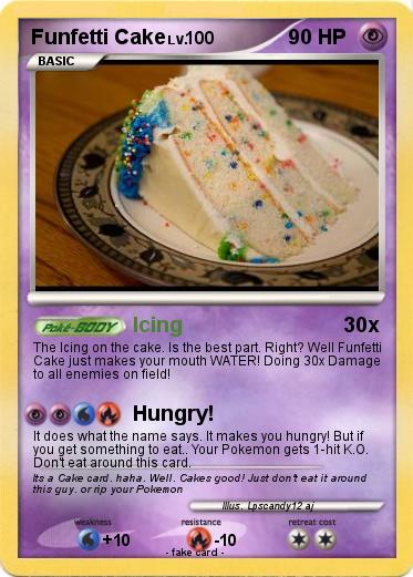 Pokemon Funfetti Cake