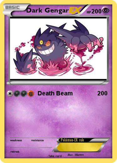 Pokemon Dark Gengar
