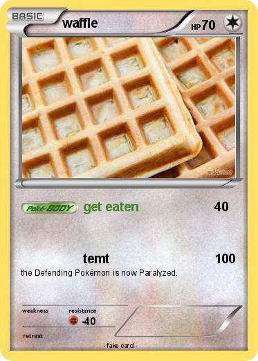 Pokemon waffle