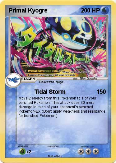 Pokemon Primal Kyogre