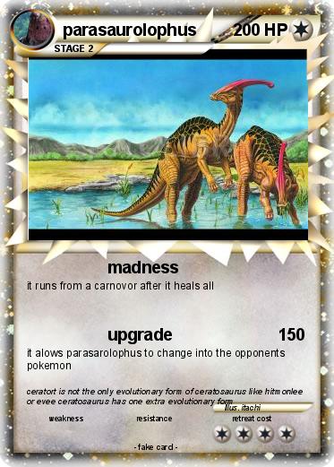 Pokemon parasaurolophus