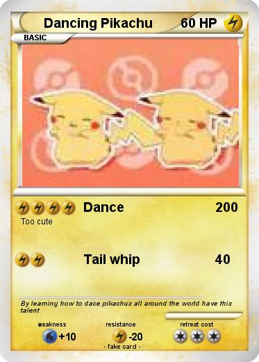 Pokemon Dancing Pikachu