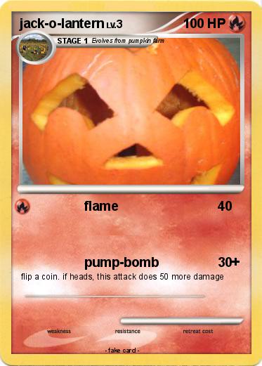 Pokemon jack-o-lantern