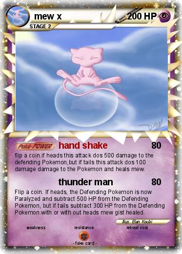 Pokemon mew x