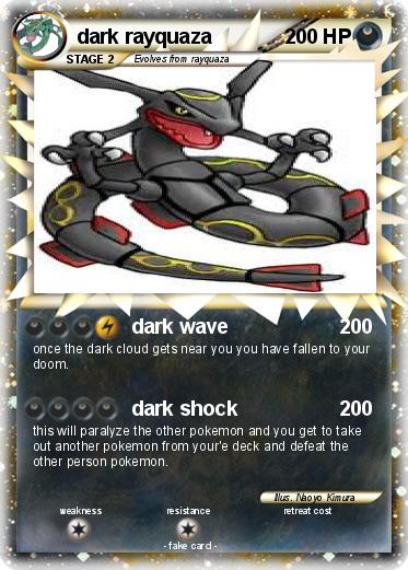 Pokemon dark rayquaza