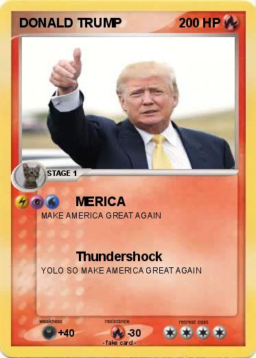Pokemon DONALD TRUMP