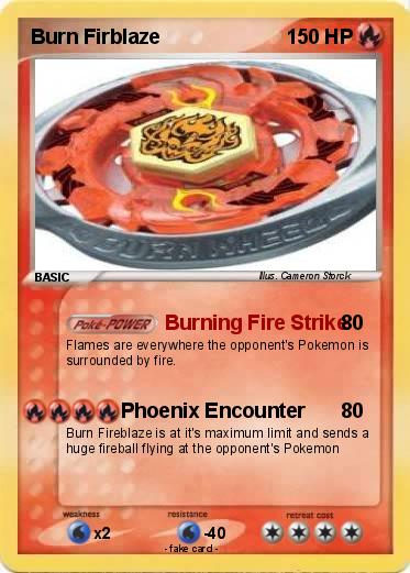 Pokemon Burn Firblaze