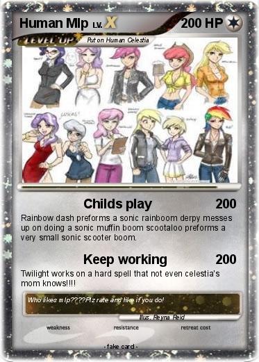 Pokemon Human Mlp