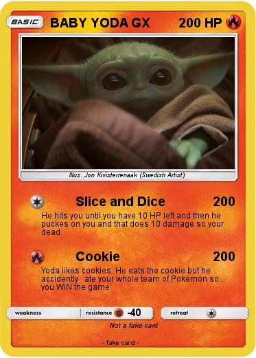 Pokemon BABY YODA GX