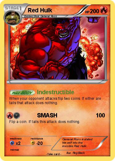 Pokemon Red Hulk