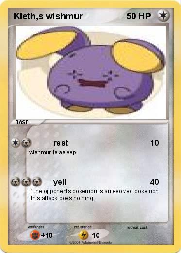 Pokemon Kieth,s wishmur