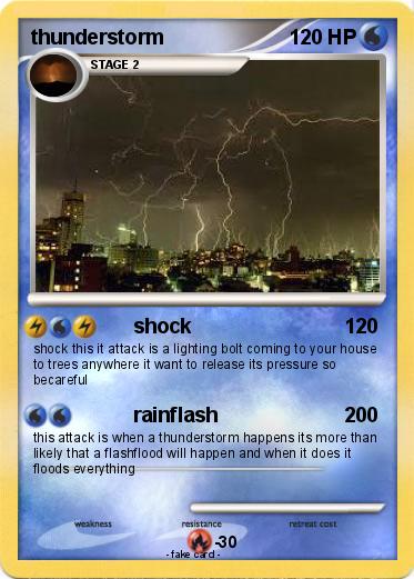 Pokemon thunderstorm