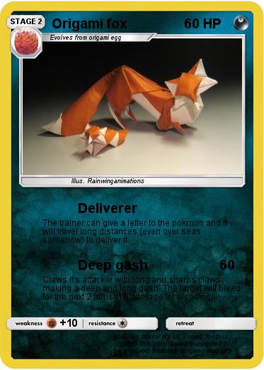 Pokemon Origami fox