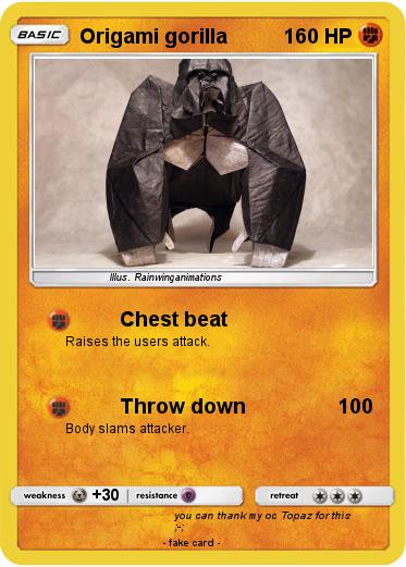 Pokemon Origami gorilla