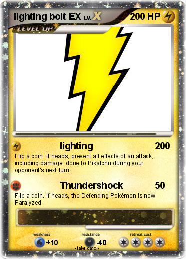 Pokemon lighting bolt EX