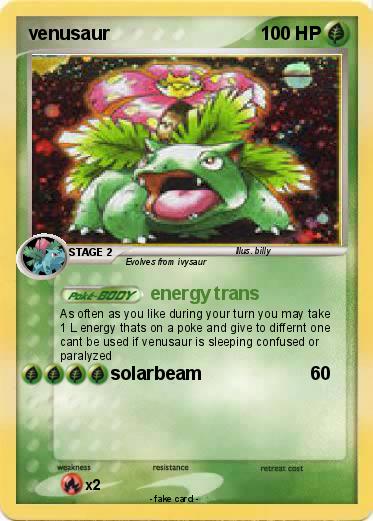 Pokemon venusaur
