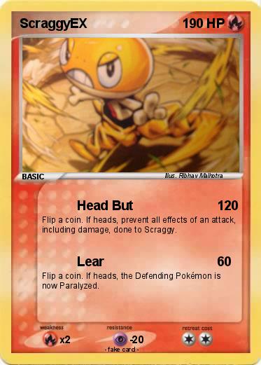 Pokemon ScraggyEX