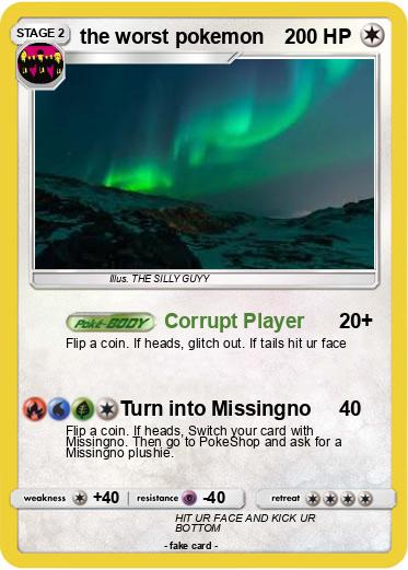 Pokemon the worst pokemon