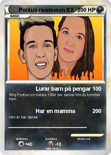 Pokemon Pontus rasmuson EX