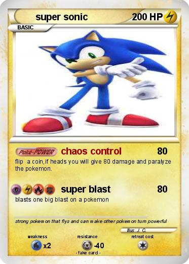 Pokemon super sonic