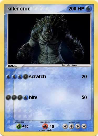 Pokemon killer croc