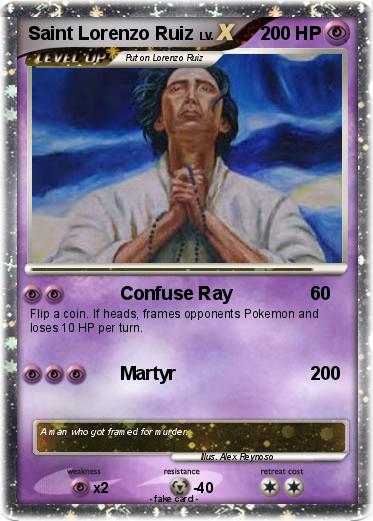 Pokemon Saint Lorenzo Ruiz