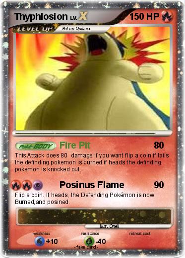Pokemon Thyphlosion