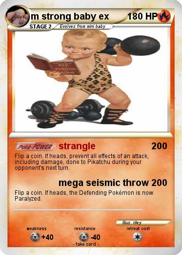 Pokemon m strong baby ex