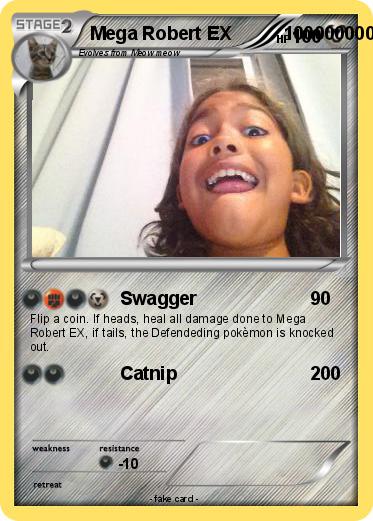 Pokemon Mega Robert EX          100000000