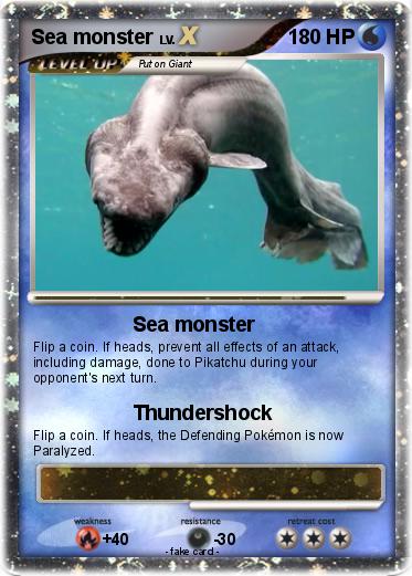 Pokemon Sea monster