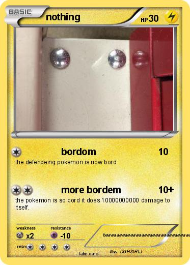 Pokemon nothing