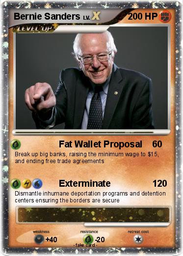 Pokemon Bernie Sanders