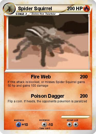 Pokemon Spider Squirrel