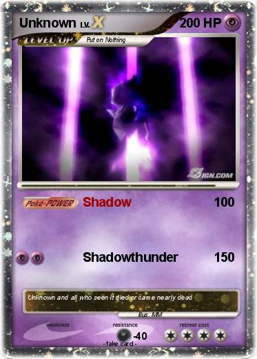 Pokemon Unknown