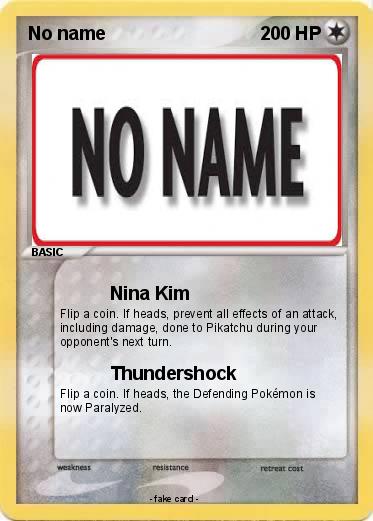 Pokemon No name