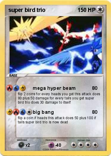 Pokemon super bird trio
