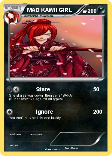 Pokemon MAD KAWII GIRL
