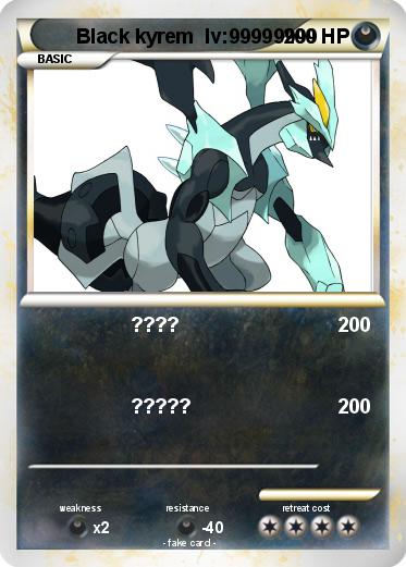 Pokemon Black kyrem  lv:99999999