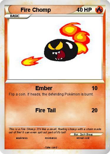 Pokemon Fire Chomp