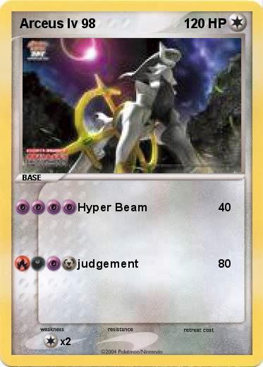Pokemon Arceus lv 98