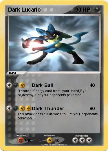 Pokemon Dark Lucario