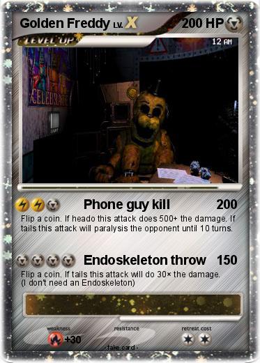 Pokemon Golden Freddy