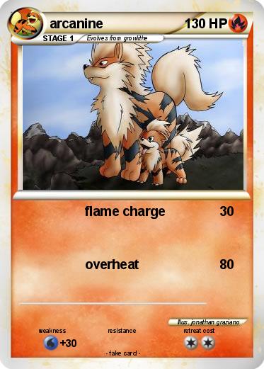 Pokemon arcanine
