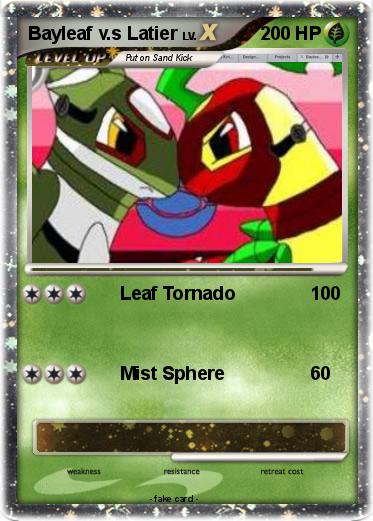Pokemon Bayleaf v.s Latier