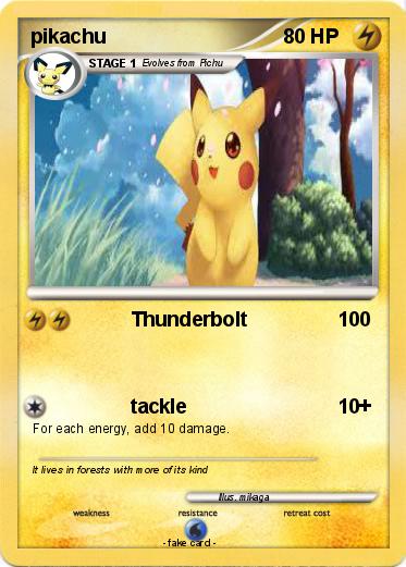 Pokemon pikachu