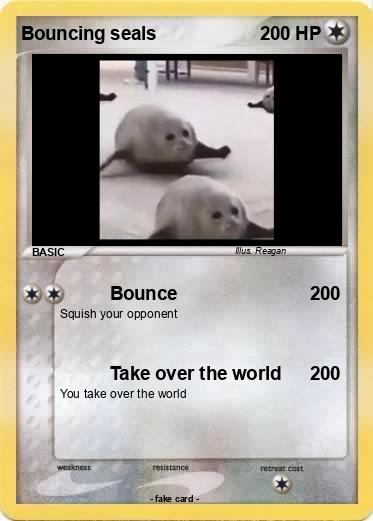 Pokemon Bouncing seals