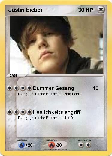 Pokemon Justin bieber